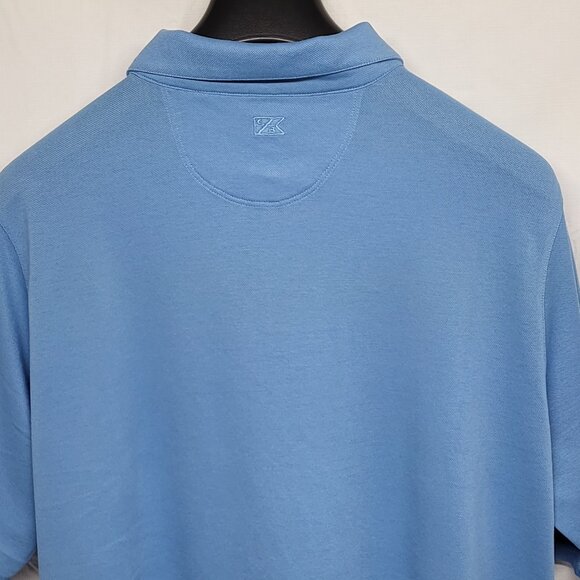 Cutter & Buck CB DryTec Womens Polo Shirt 2X Short Sleeve Moisture Wicking Blue - Picture 9 of 13